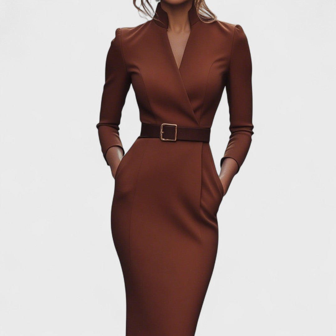 Ciedera Elegant Midi Dress