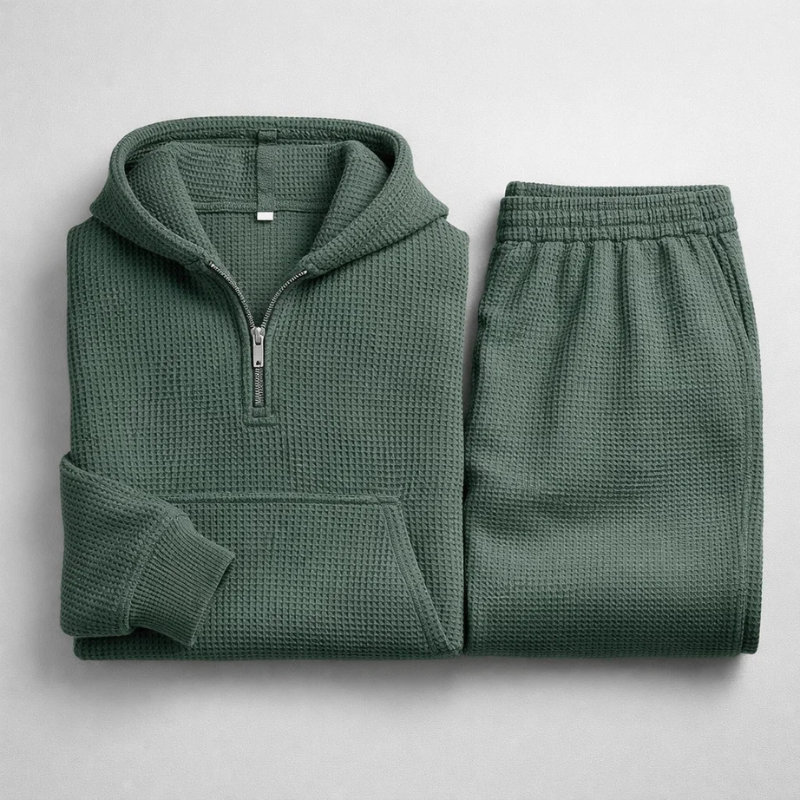 Russel Waffle-Knit Tracksuit