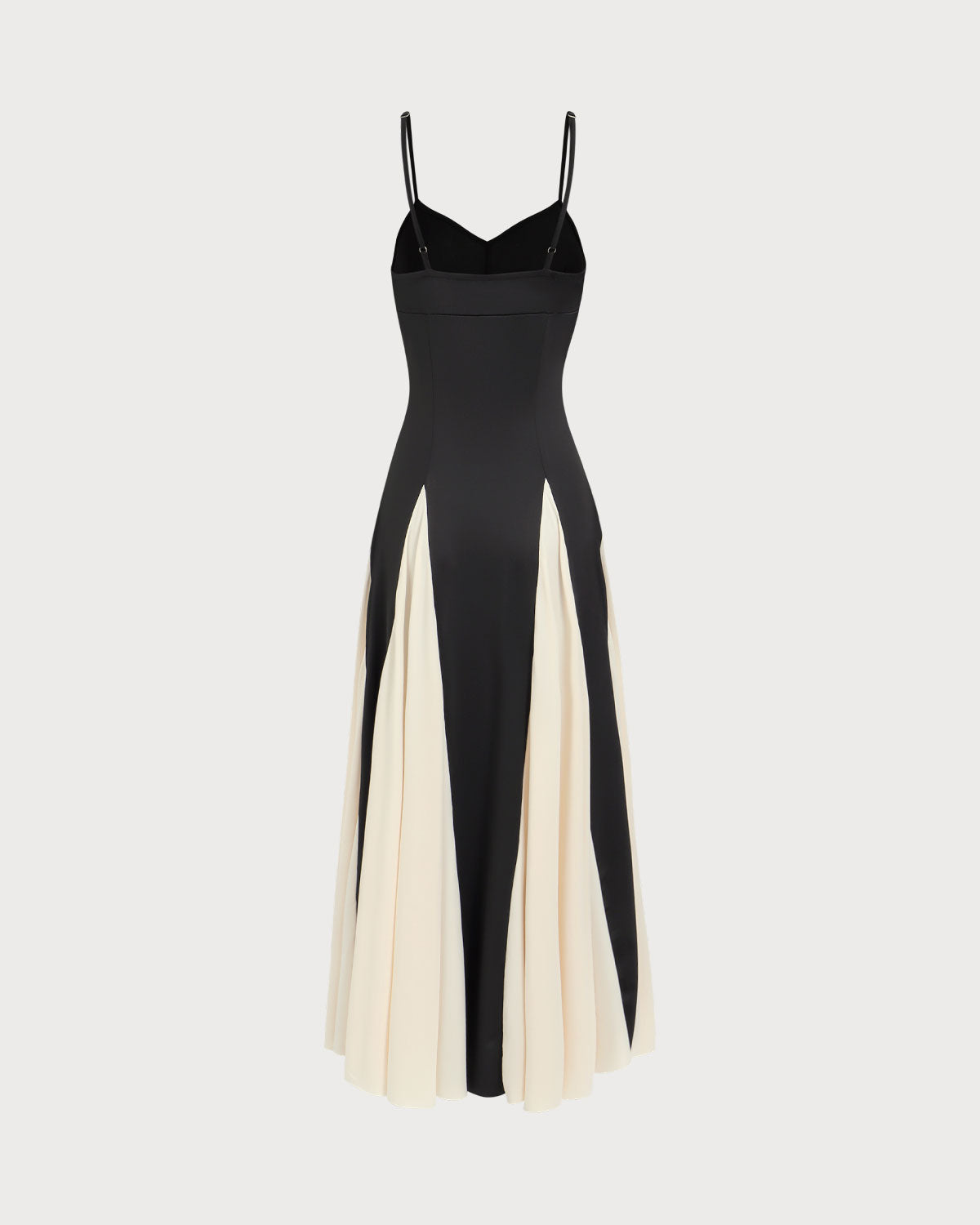 Ciedera Maxi Dress Black Contrast