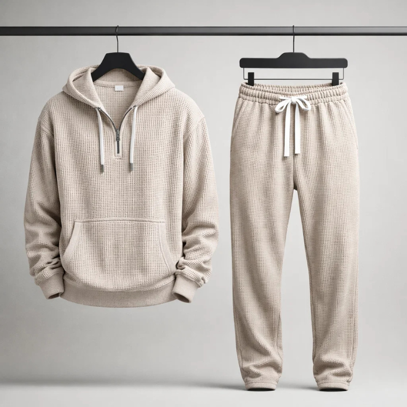 Russel Waffle-Knit Tracksuit