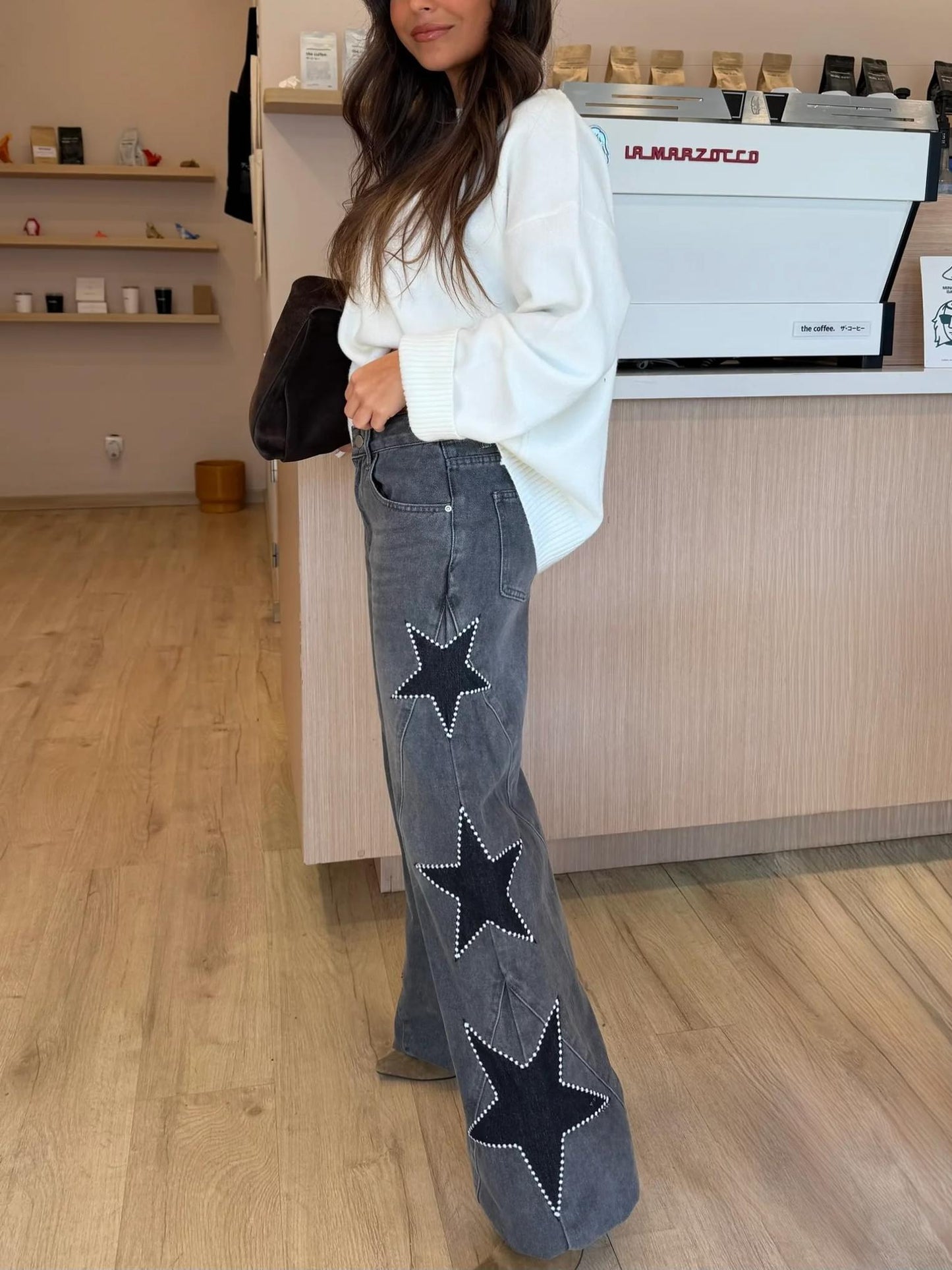 Cleo Star Straight Jeans