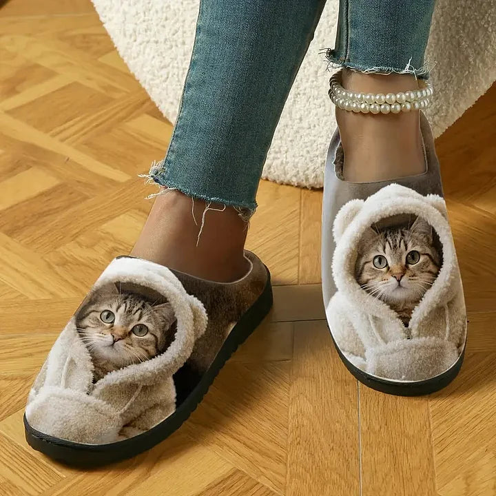 Ciedera Cozy Kitty Slippers