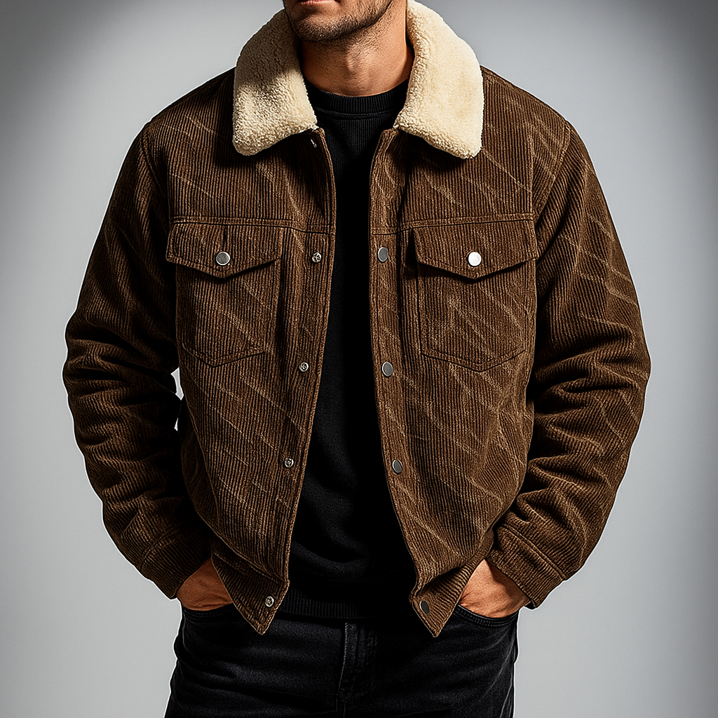 Corduroy Sherpa Jacket