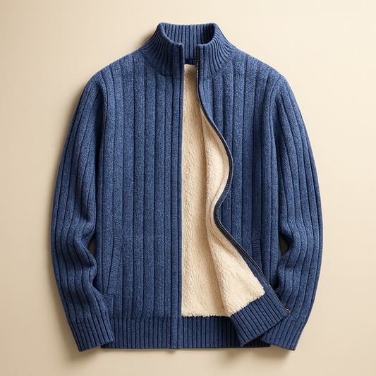 Ciedera Cashmere Zip Cardigan