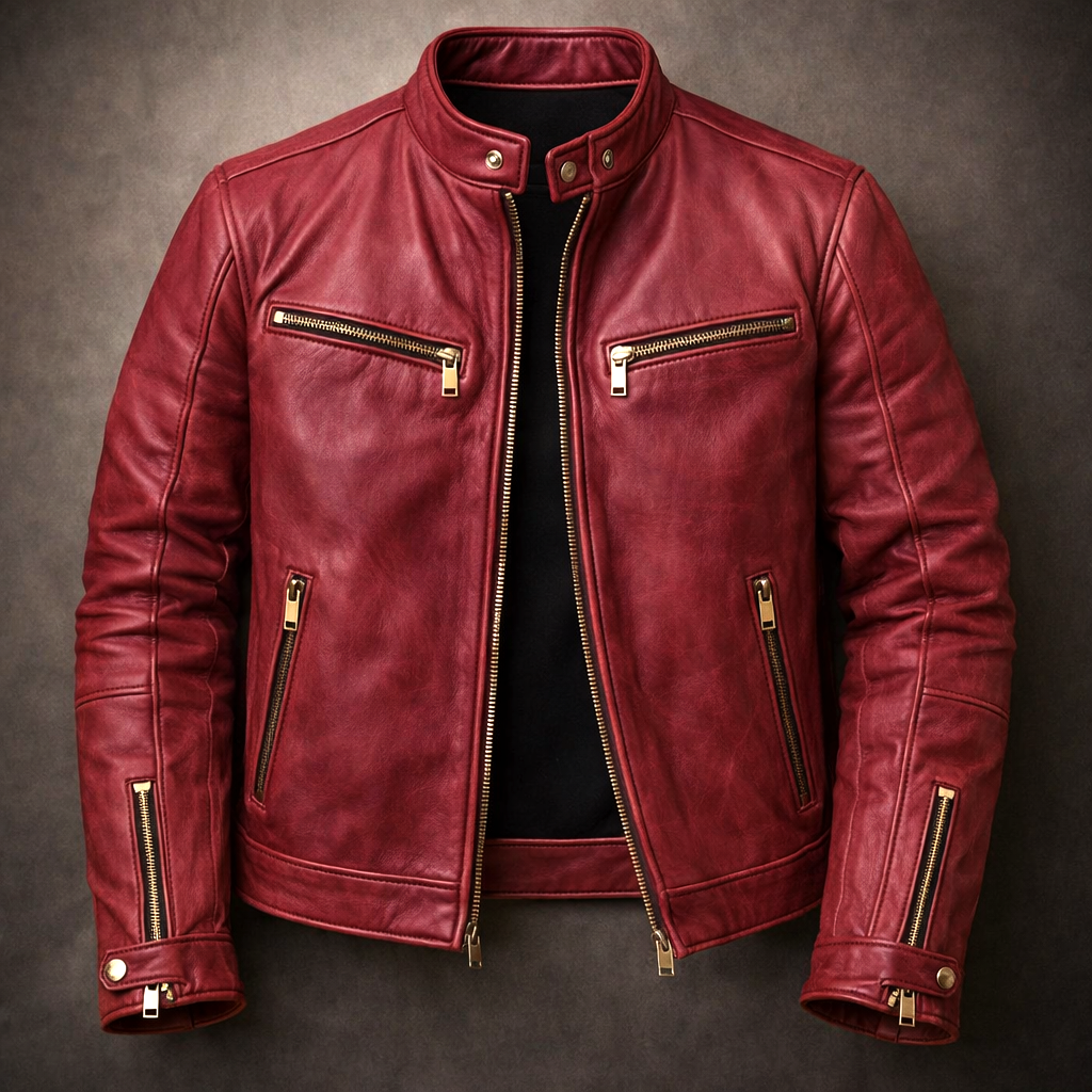 Henley Vintage Leather Jacket