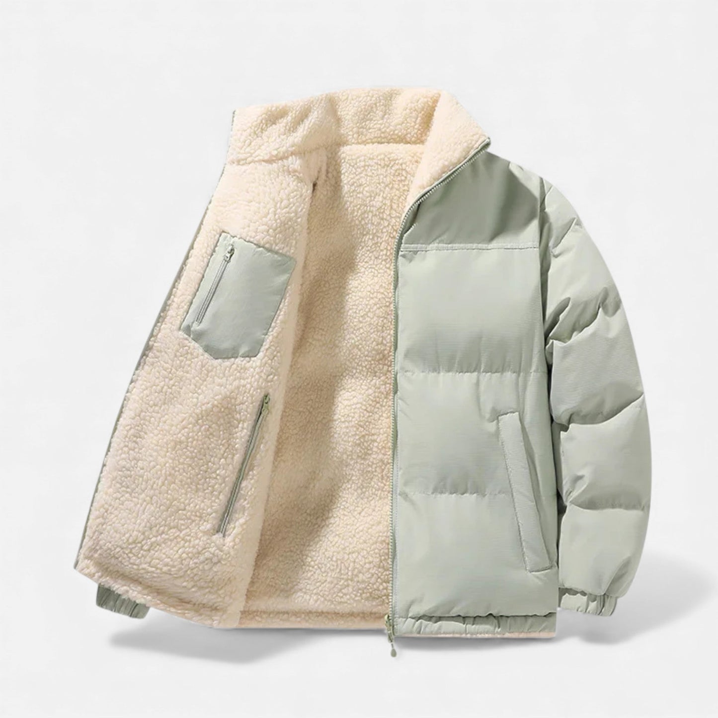 Ciedera Reversible Sherpa-Lined Puffer Jacket
