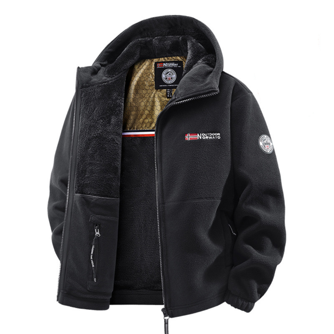 Ciedera Fleece Hooded Jacket