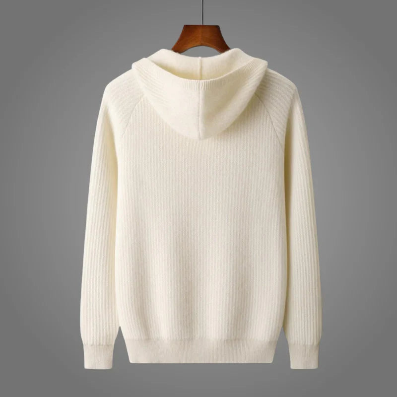 Ciedera Ribbed Zip Hoodie
