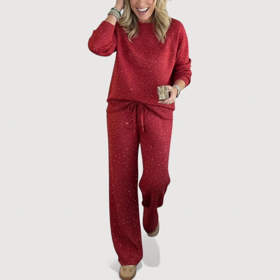 Ciedera Cozy Speckled Loungewear Set