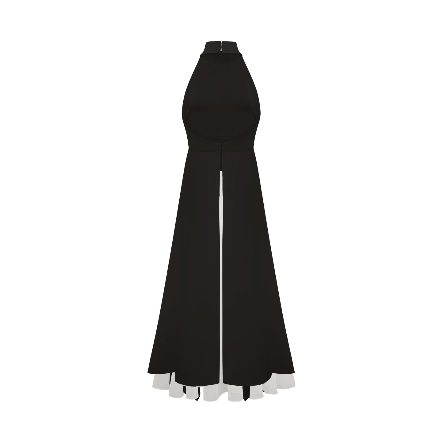 Ciedera Halterneck Layered Maxi Dress