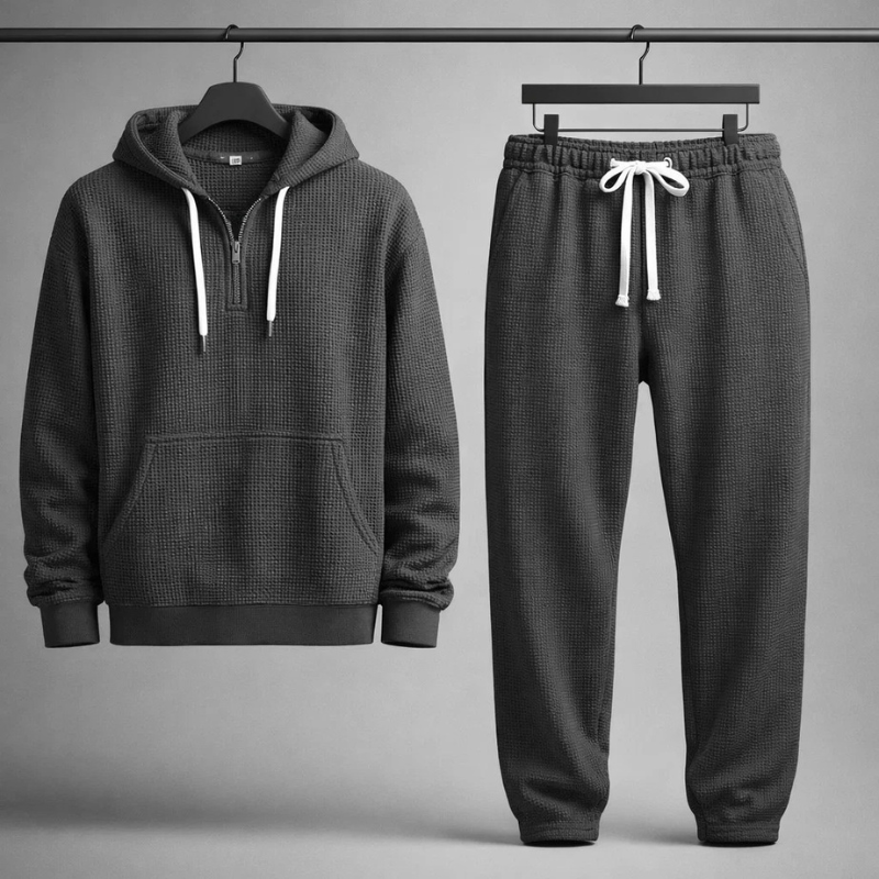 Russel Waffle-Knit Tracksuit