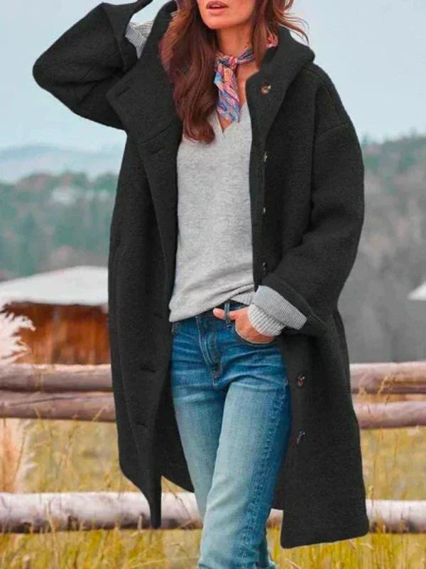 Ciedera Textured Button-Up Coat