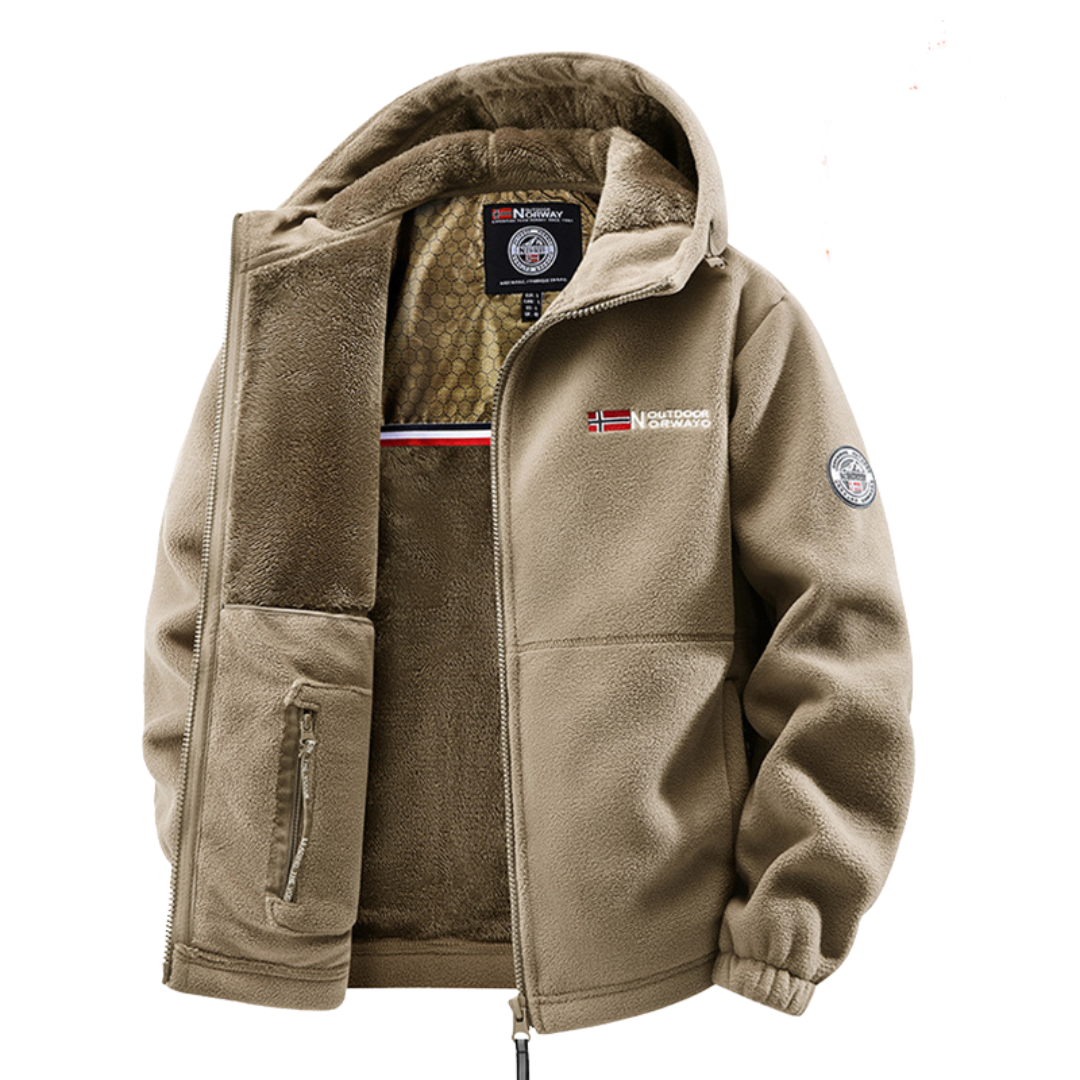 Ciedera Fleece Hooded Jacket