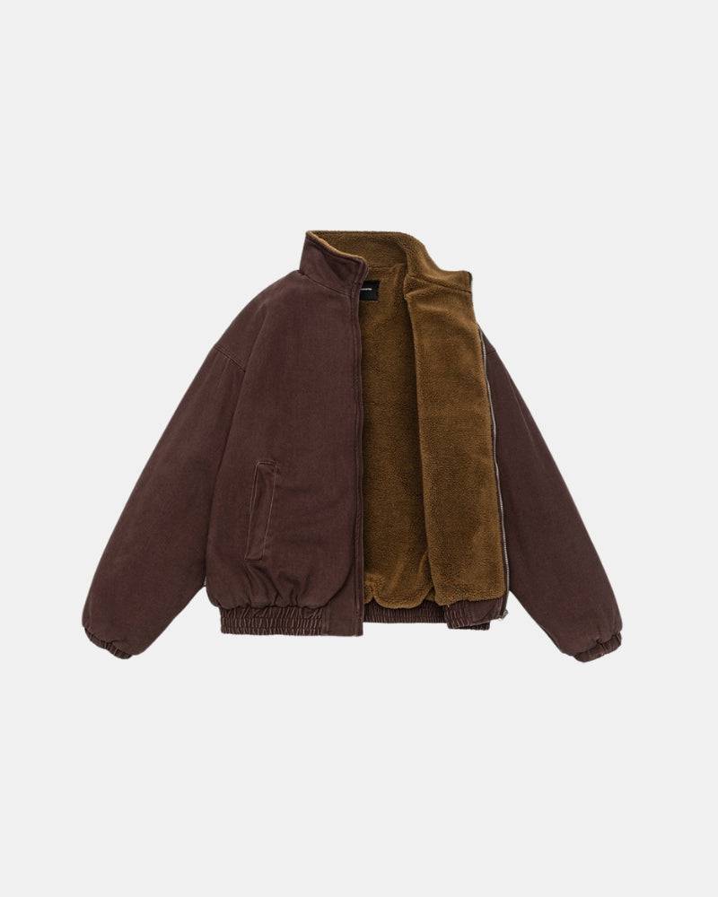 Milan Sherpa‑Lined Bomber Jacket