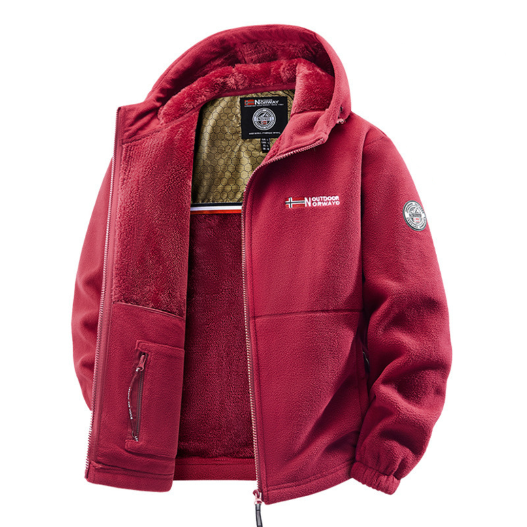 Ciedera Fleece Hooded Jacket
