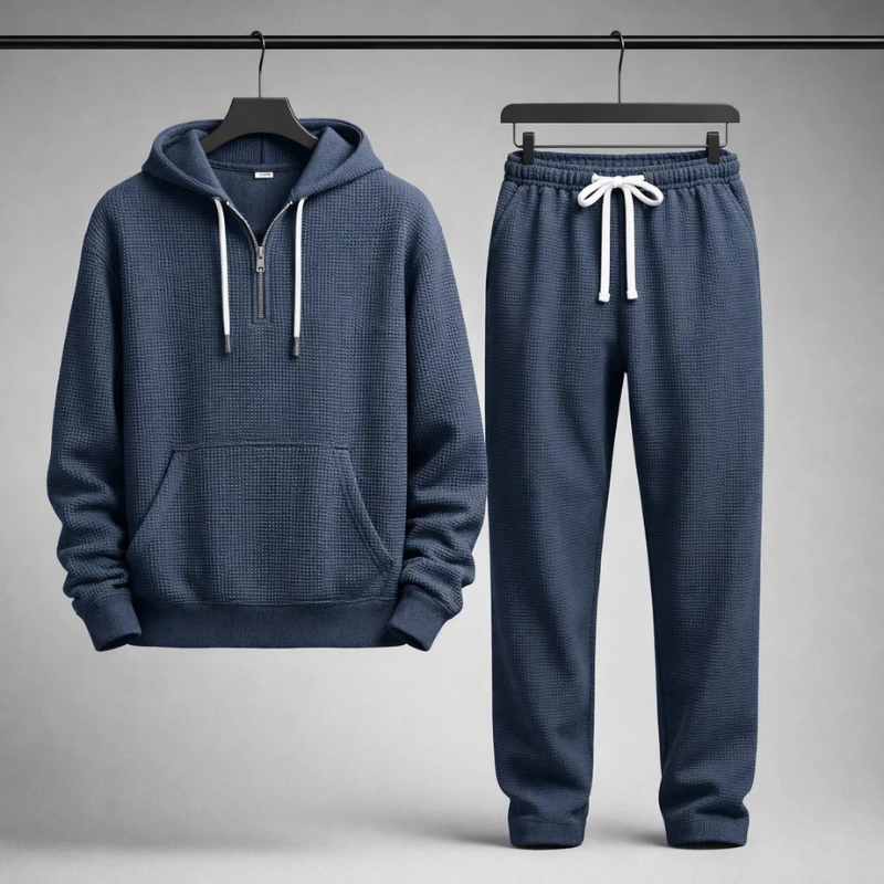 Russel Waffle-Knit Tracksuit