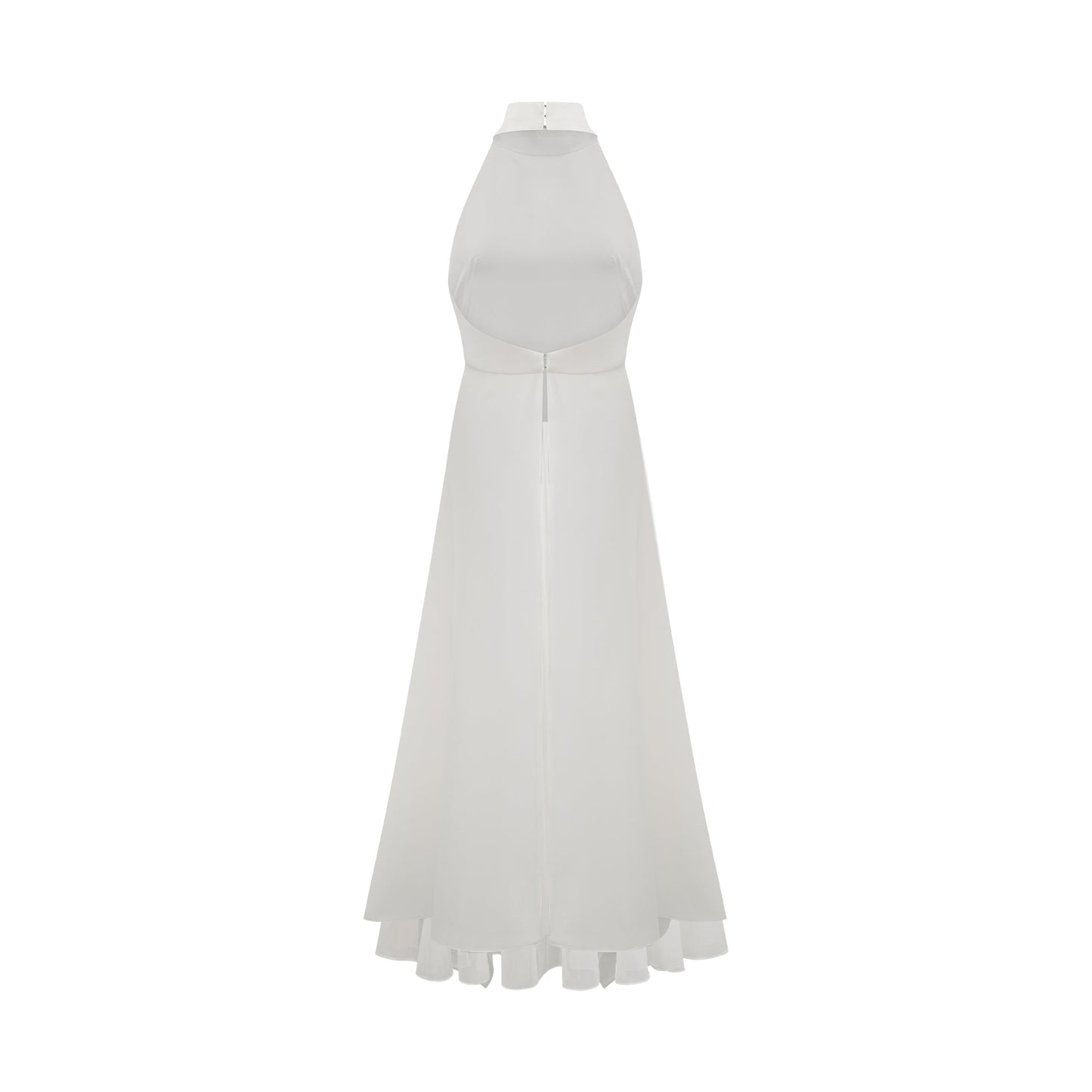 Ciedera Halterneck Layered Maxi Dress