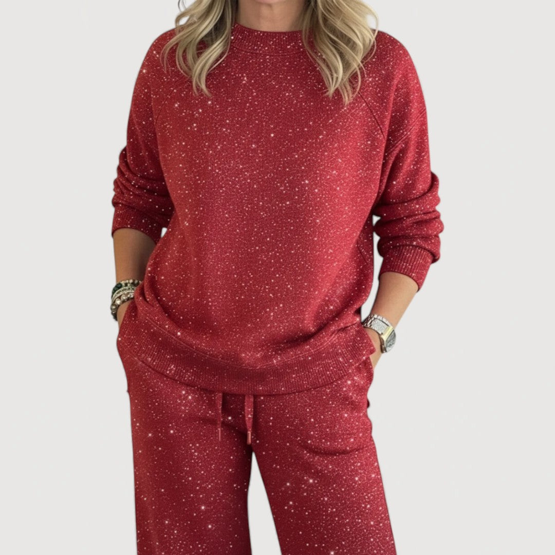 Ciedera Cozy Speckled Loungewear Set