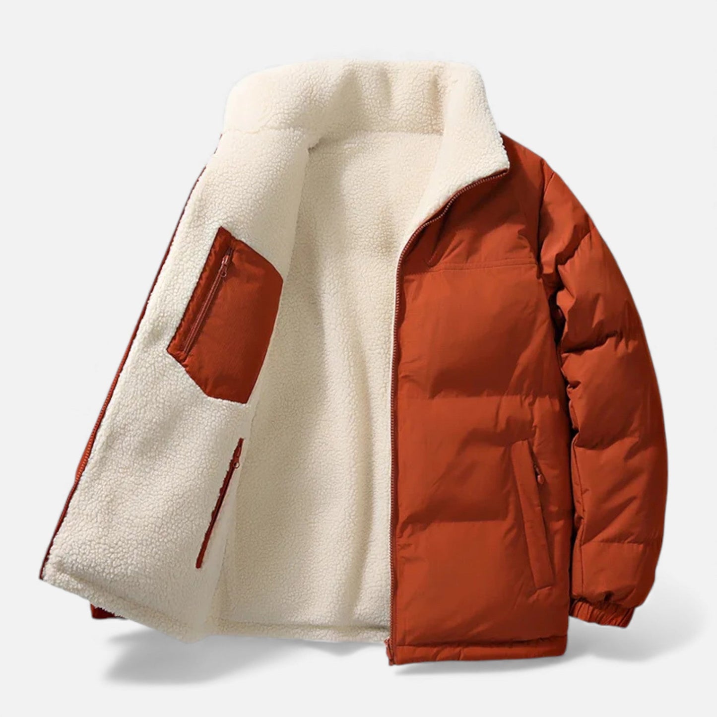 Ciedera Reversible Sherpa-Lined Puffer Jacket