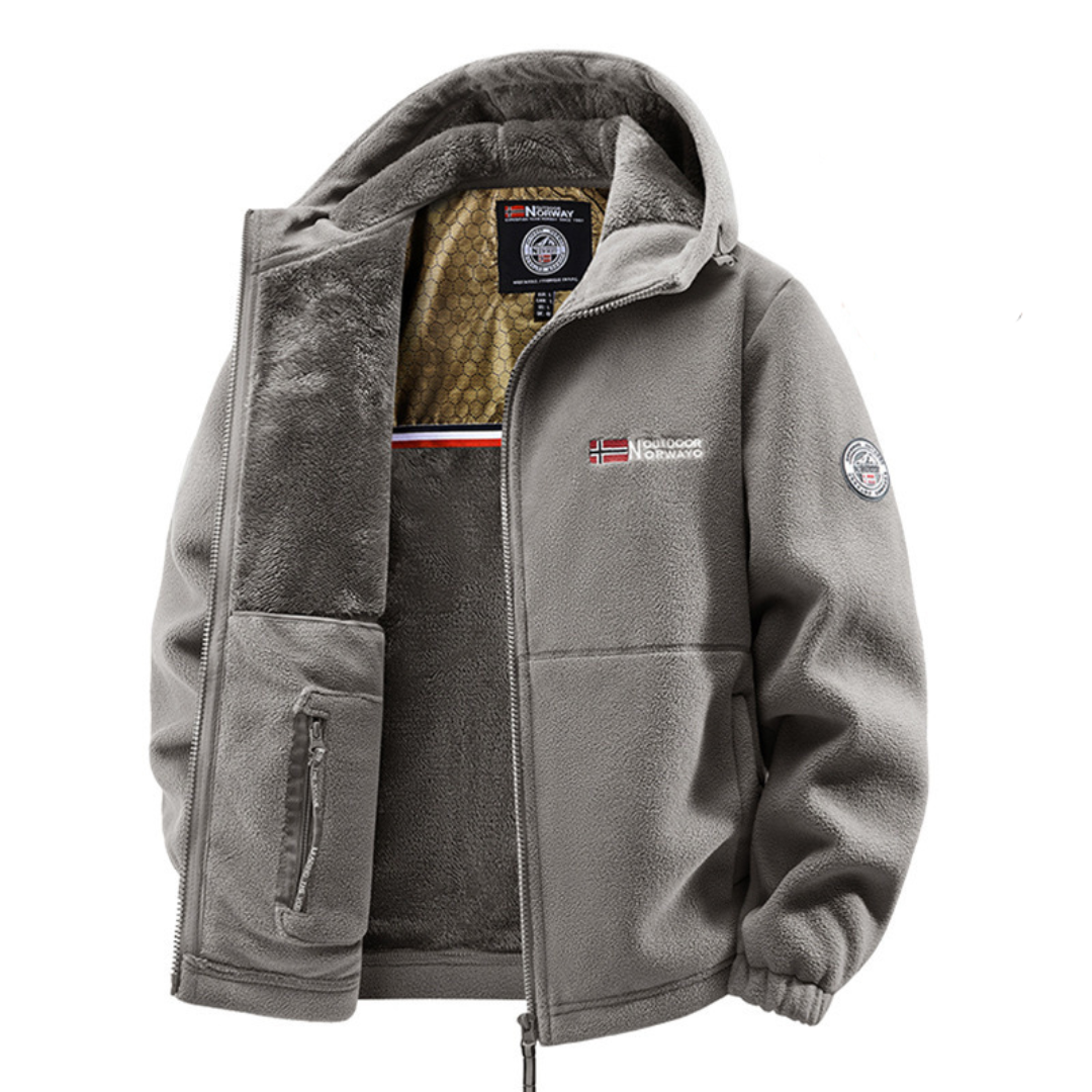 Ciedera Fleece Hooded Jacket