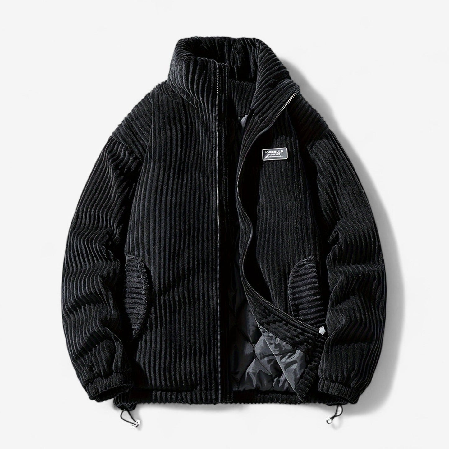 Ribbed Corduroy Puffer Jacket