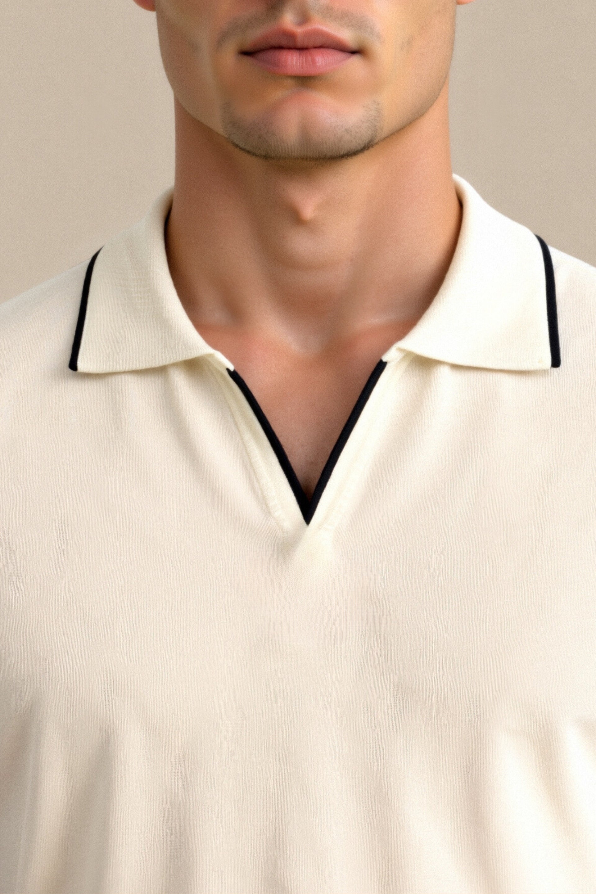 Ciedera Contrast Slim Fitted Polo