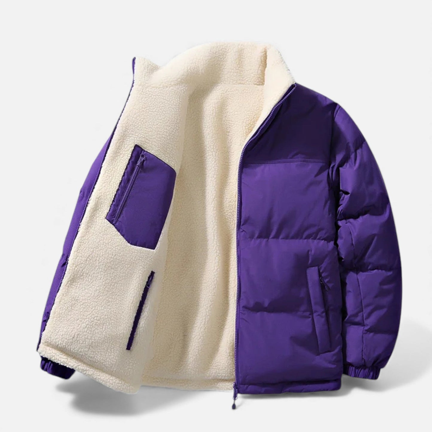 Ciedera Reversible Sherpa-Lined Puffer Jacket