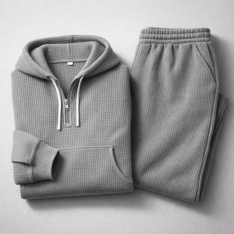 Russel Waffle-Knit Tracksuit