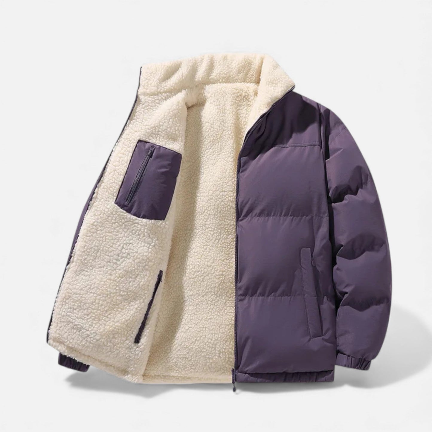 Ciedera Reversible Sherpa-Lined Puffer Jacket