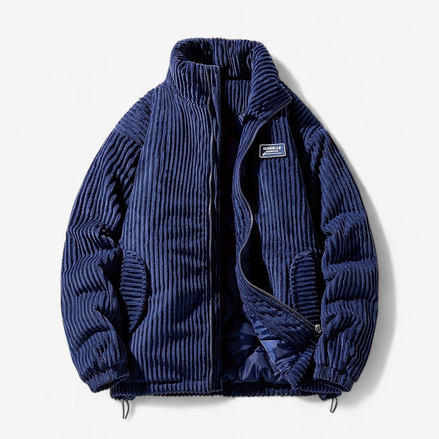 Ribbed Corduroy Puffer Jacket