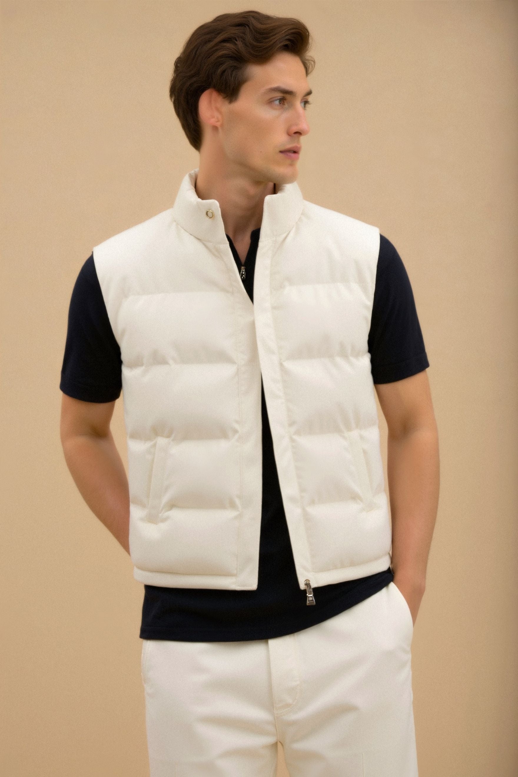 Ciedera Gilet Vest White