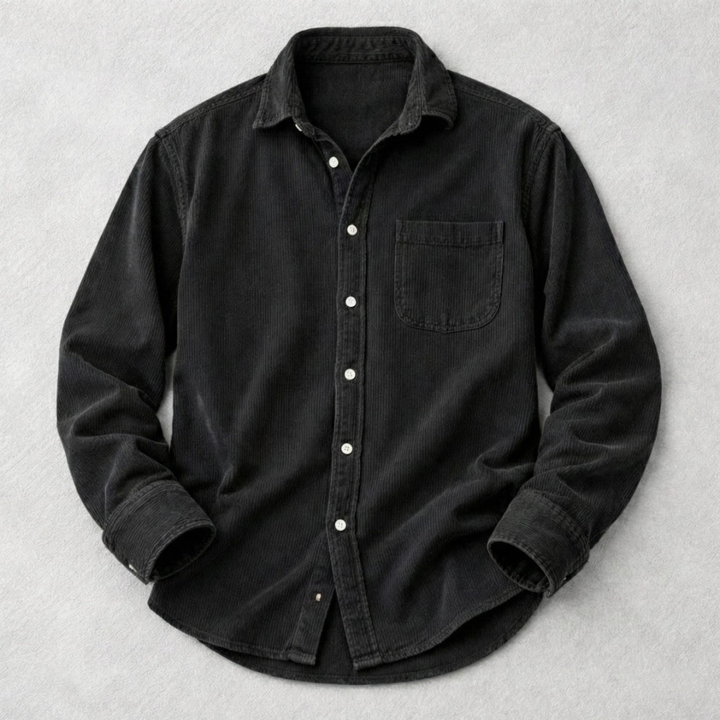Barger Corduroy Button-Up Shirt