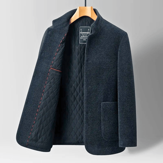 Ciedera Quilted Lined Wool Blend Jacket