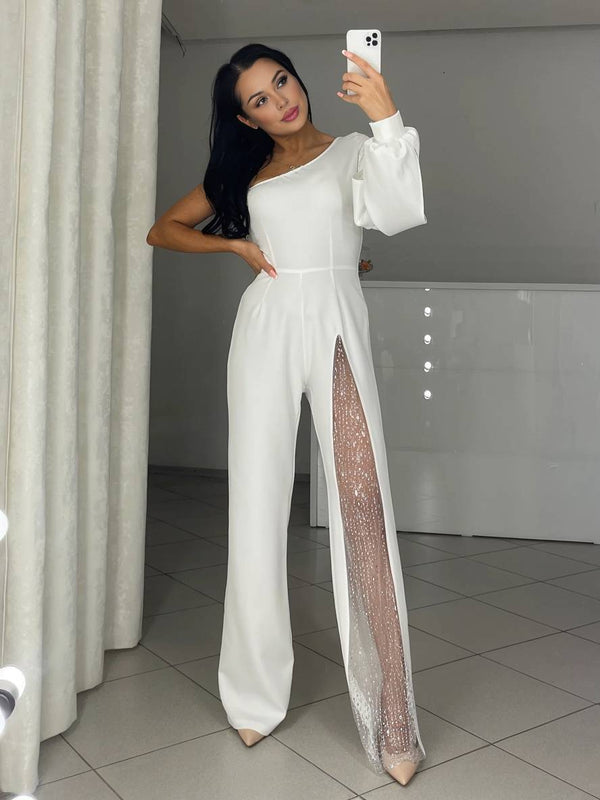 Ciedera One-Shoulder Jumpsuit