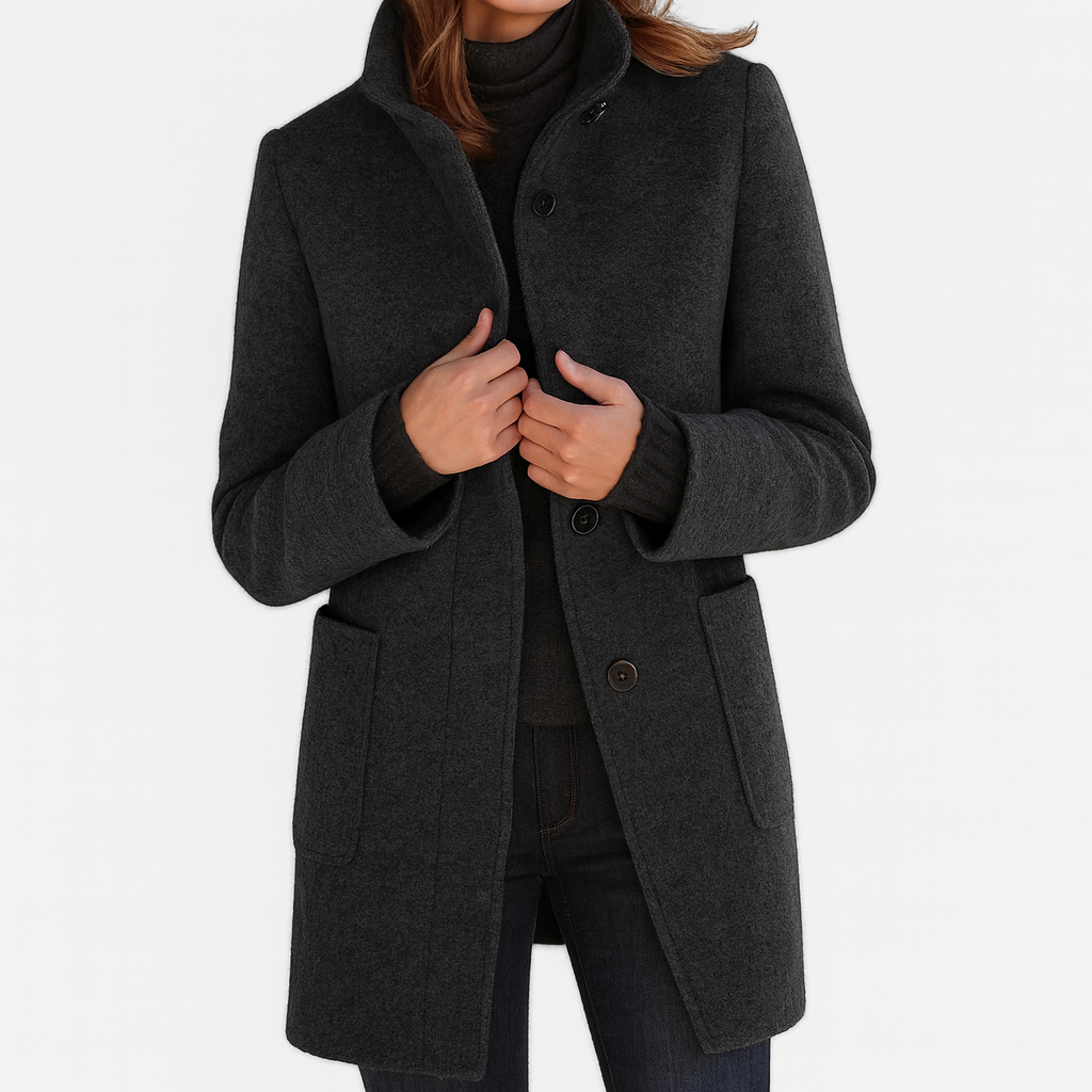 Ciedera Wool-Blend Coat