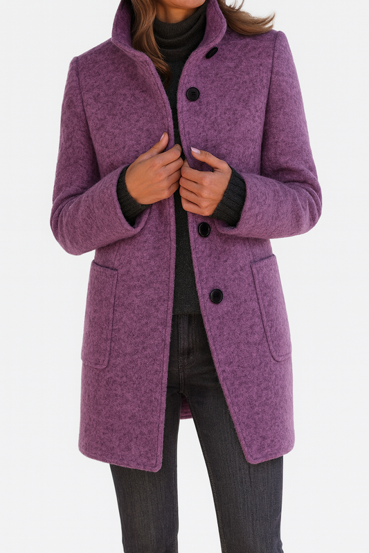 Ciedera Wool-Blend Coat