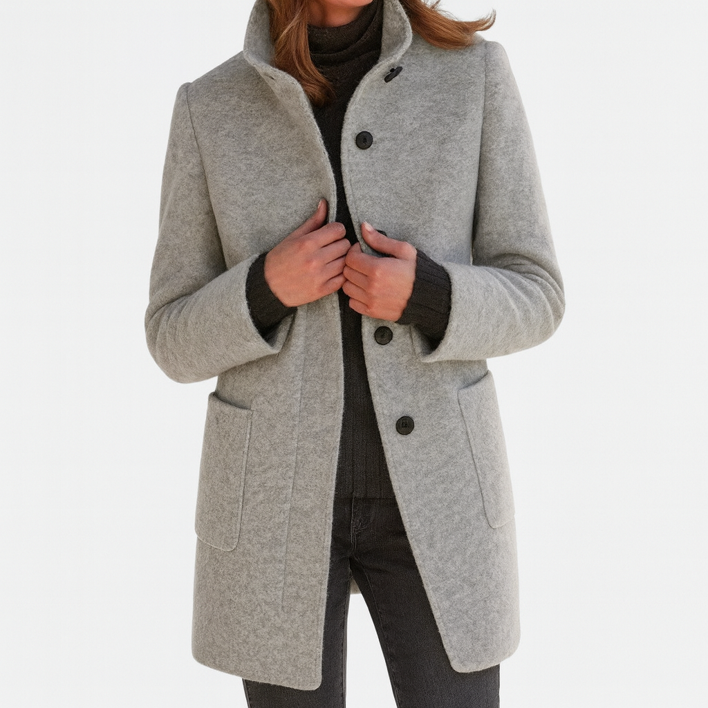 Ciedera Wool-Blend Coat