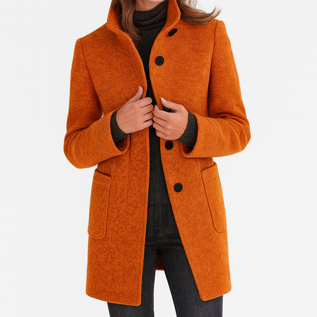 Ciedera Wool-Blend Coat