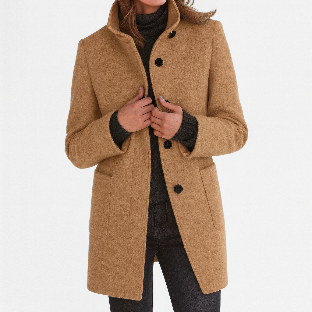 Ciedera Wool-Blend Coat