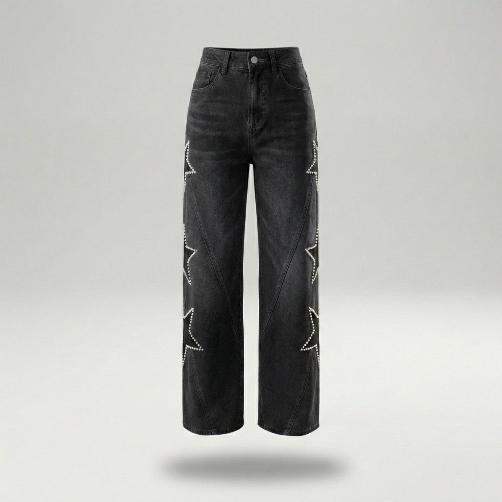 Cleo Star Straight Jeans