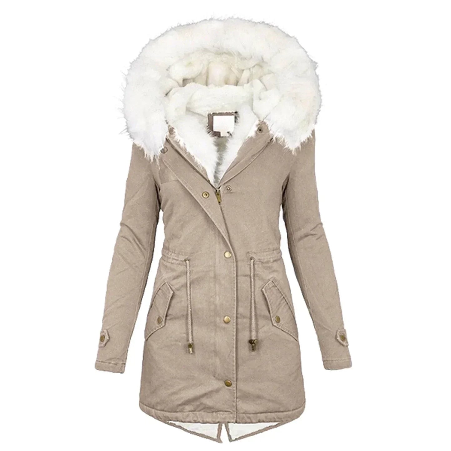 Ciedera Faux Fur Parka Jacket