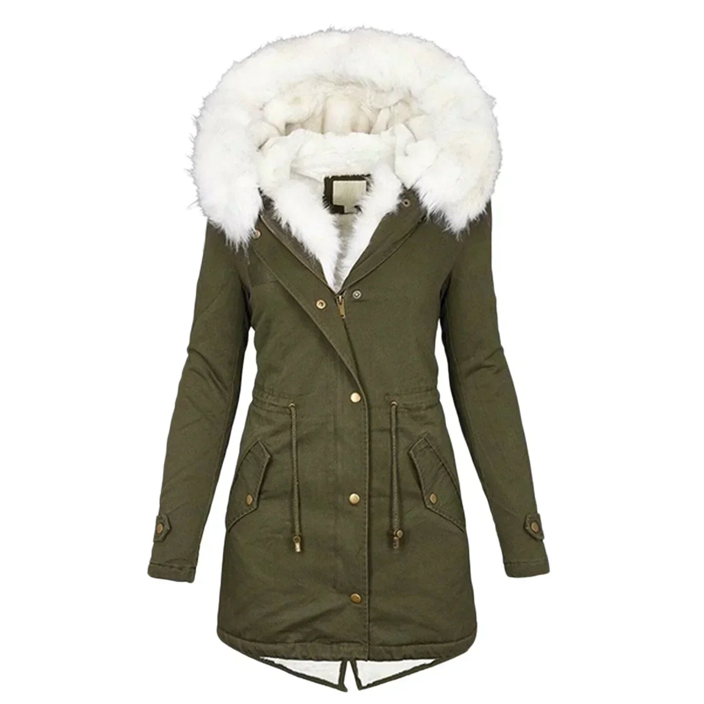 Ciedera Faux Fur Parka Jacket