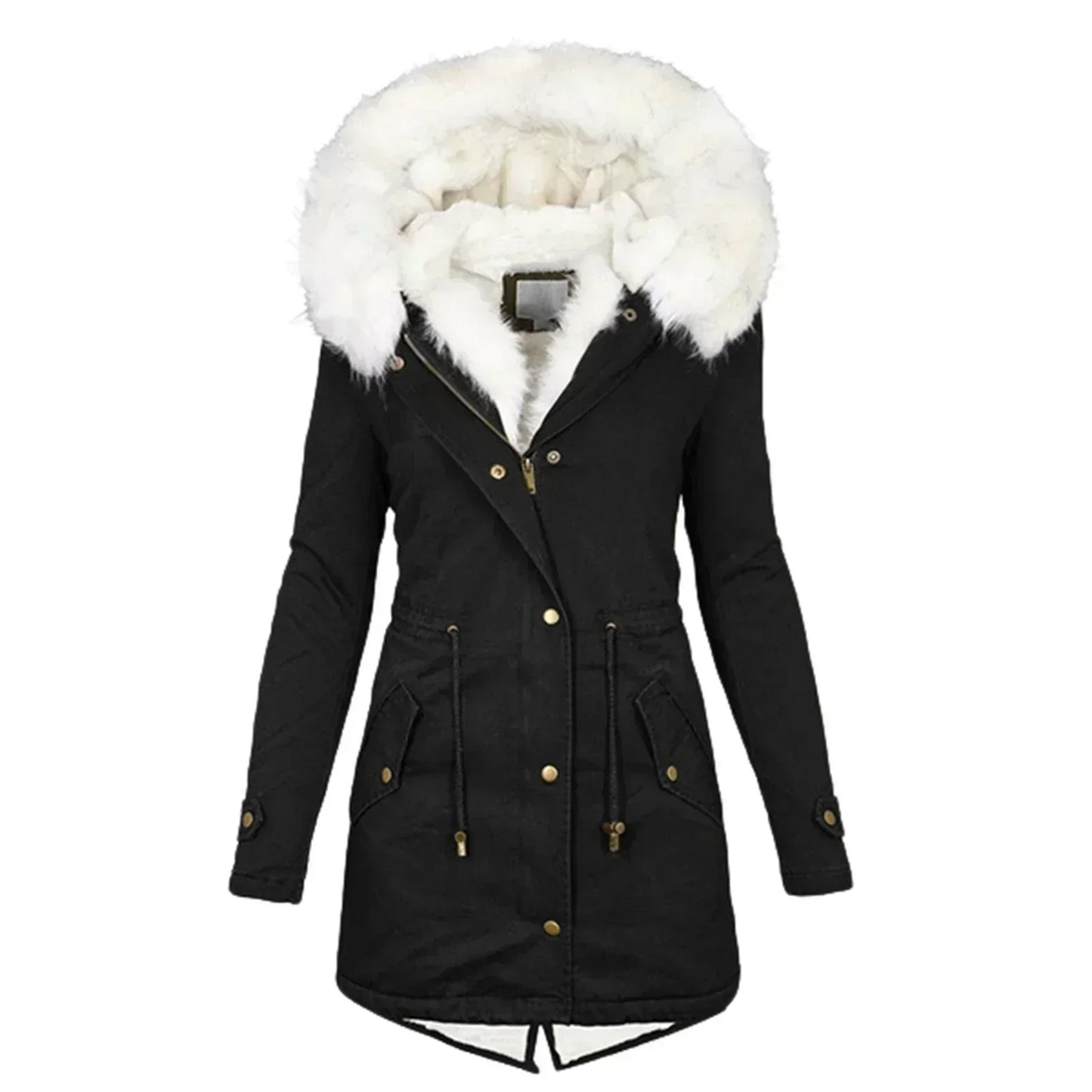 Ciedera Faux Fur Parka Jacket