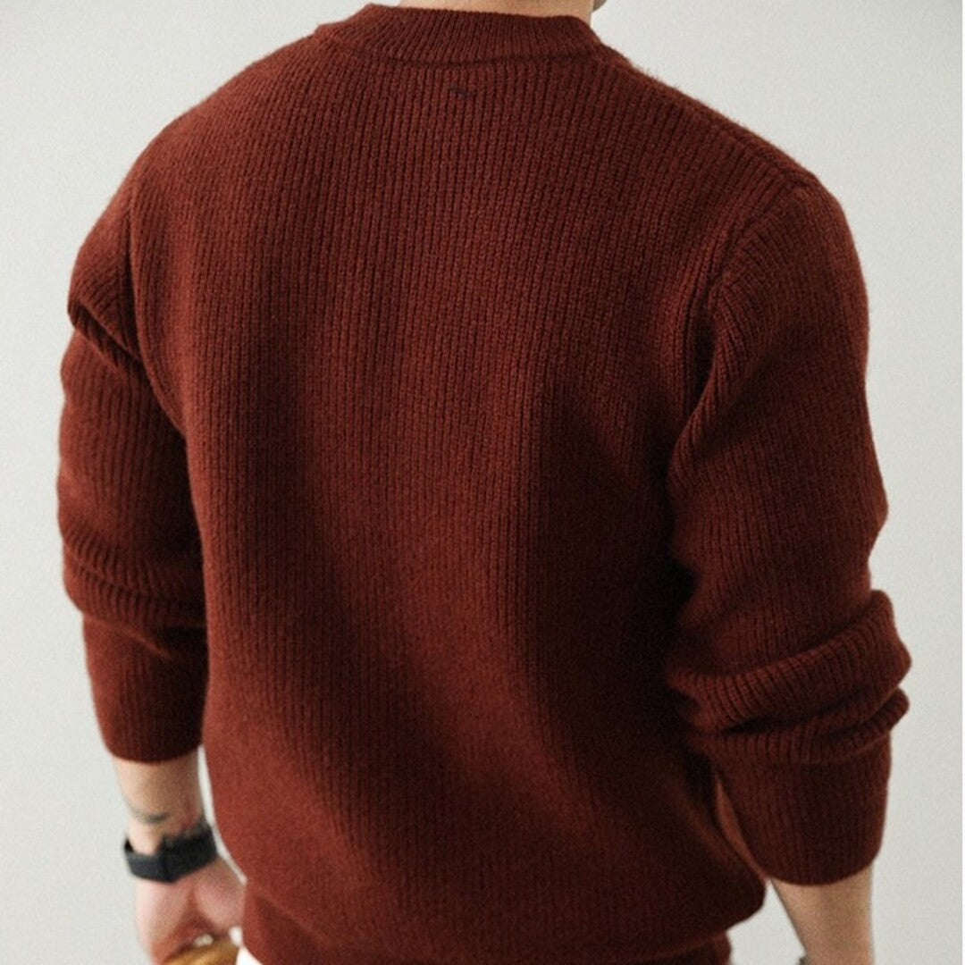 Ravello Ribbed Henley Sweater