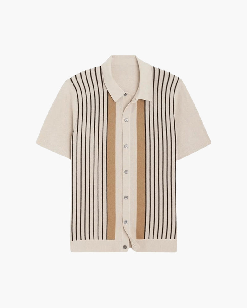 Ciedera Knit Polo Beige