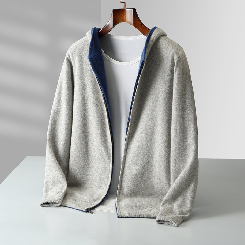 Roma Reversible Cashmere Hoodie
