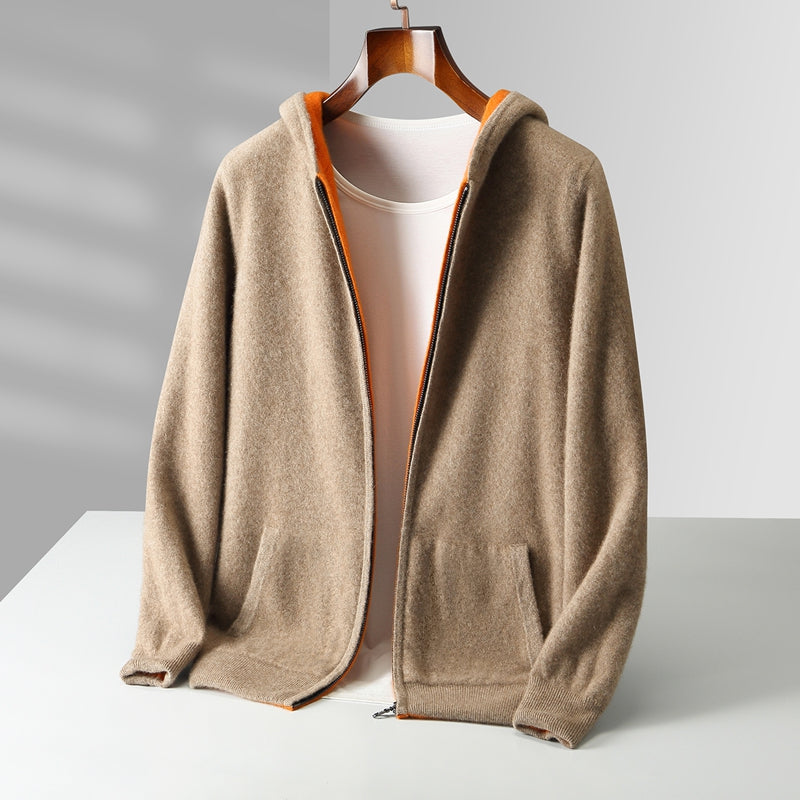 Roma Reversible Cashmere Hoodie