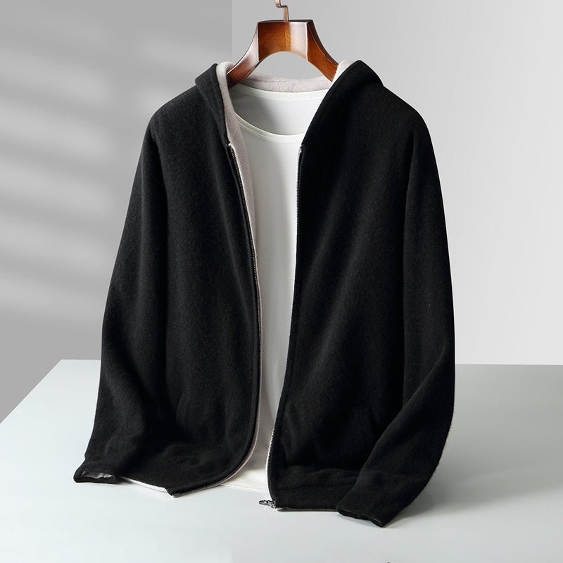 Roma Reversible Cashmere Hoodie