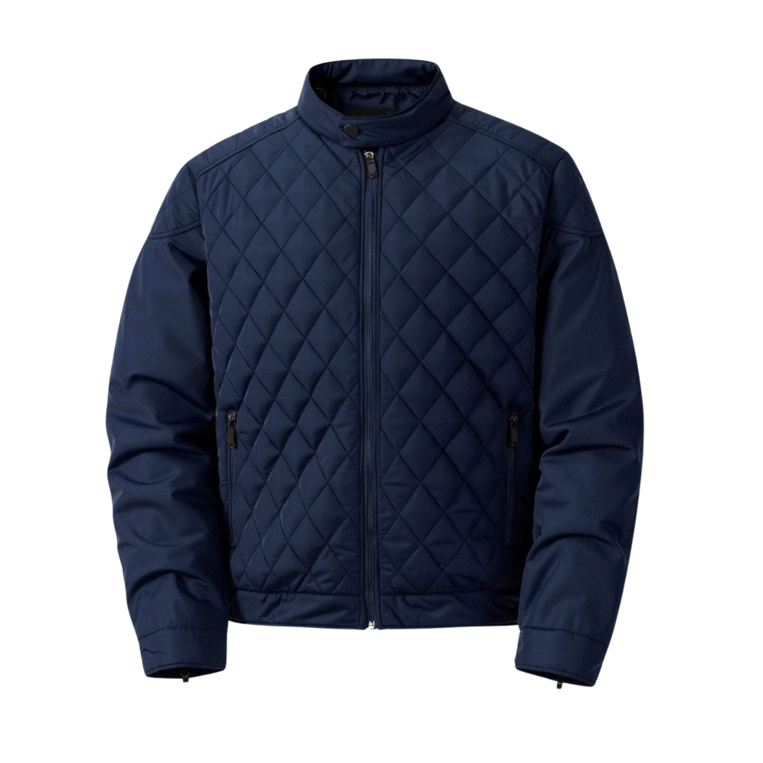 Ciedera Premium Classic Quilted Jacket Navy