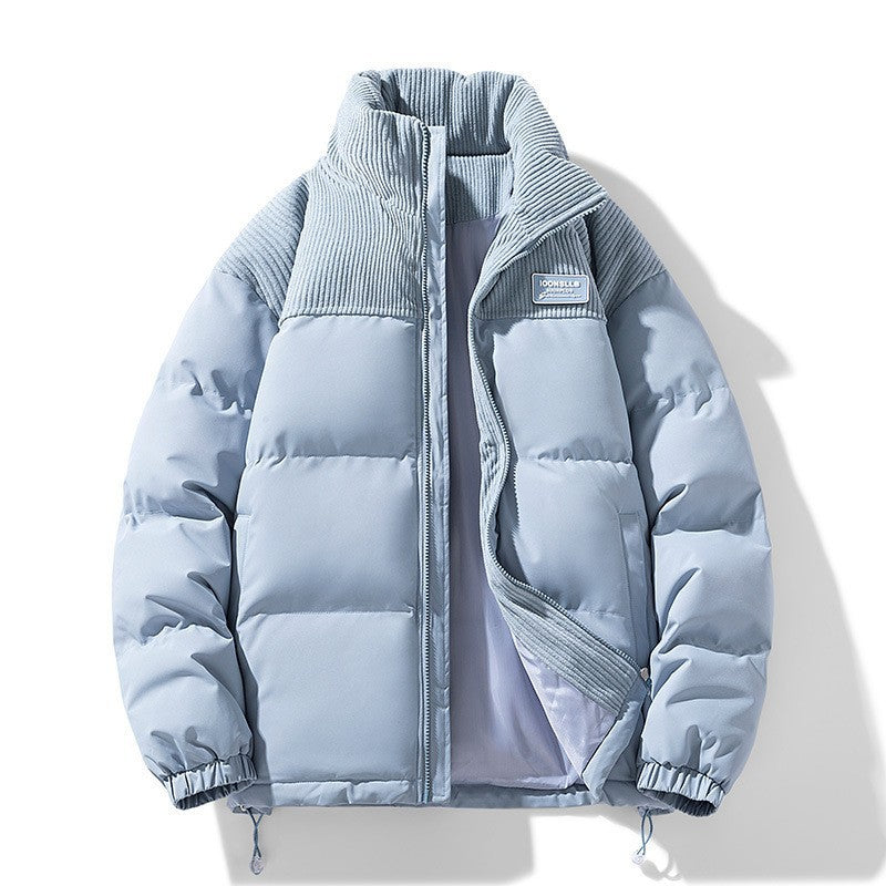 Ribbed Corduroy Puffer Jacket